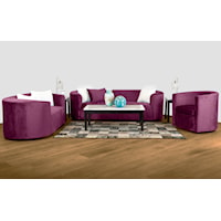 Contemporary 3-Piece Living Room Set