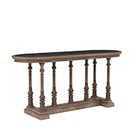Gathering Pub Table with Oval Stone Top