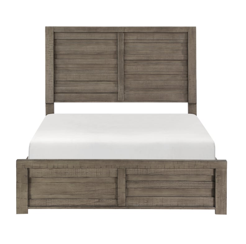 Rustic Full Panel Bed