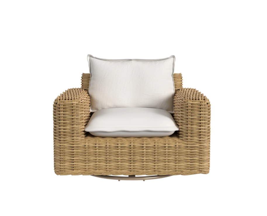 Outdoor Oversized Swivel Club Chair