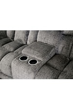 FUSA Irene Transitional Reclining Sectional Sofa with Built-In Storage