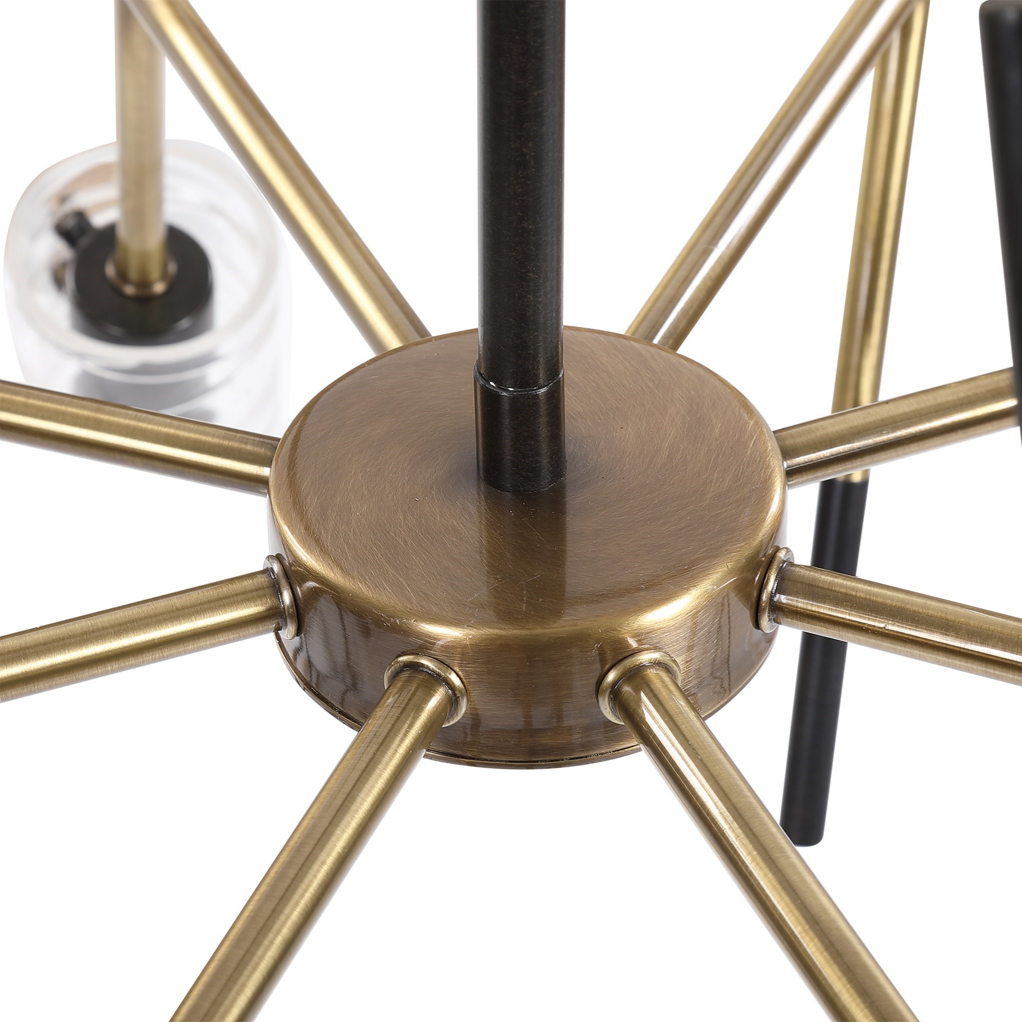 Uttermost Lighting Fixtures - Pendant Lights Telesto 8 Light Linear Pendant