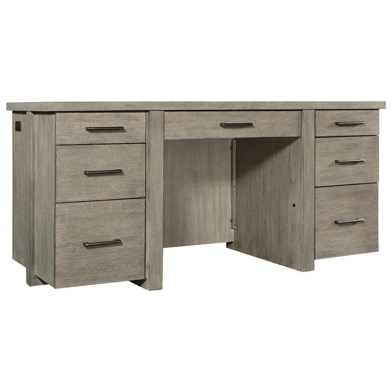 light gray wood desk