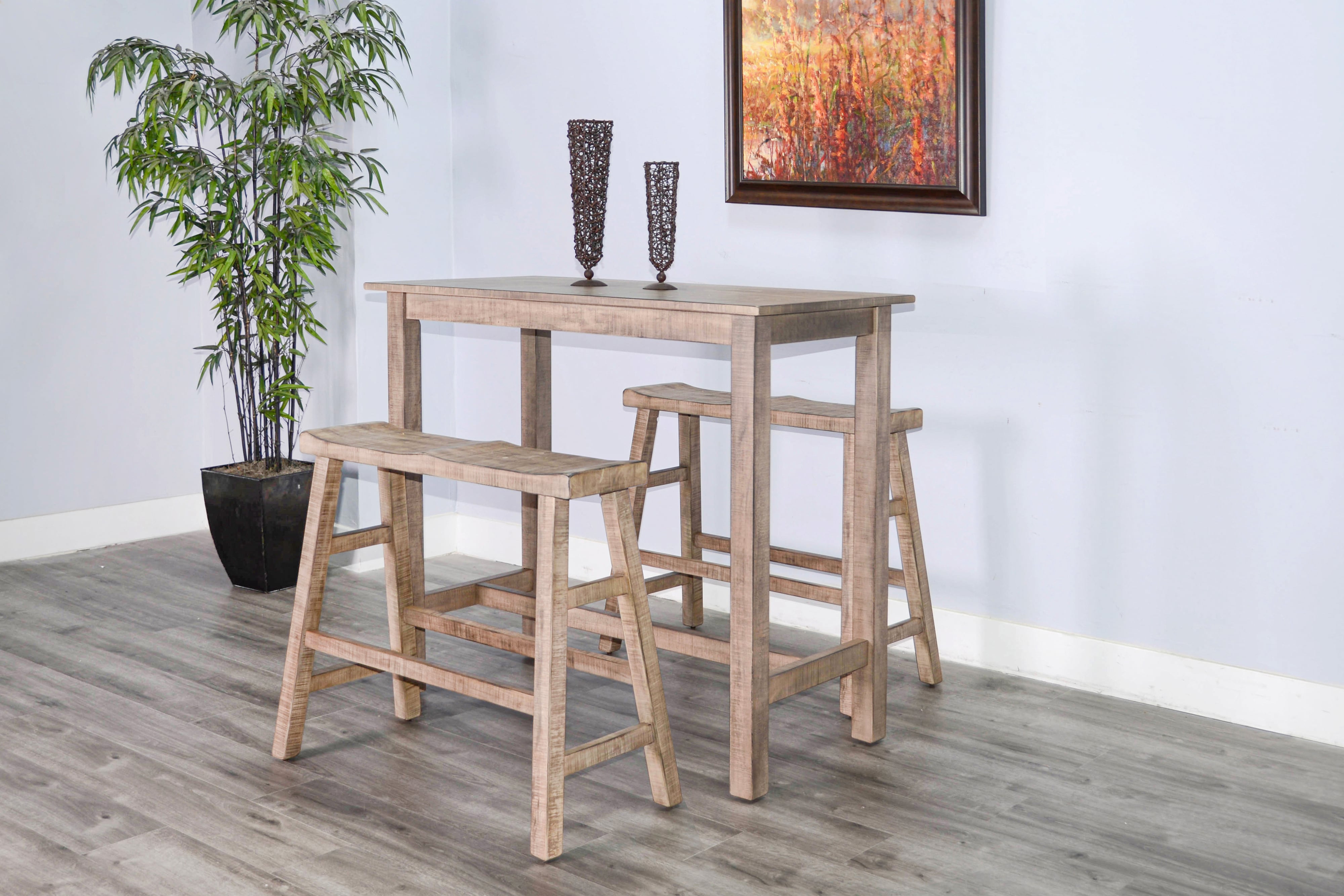 Sunny Designs Marina Magohany Wood Pub Table