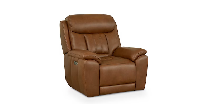Bassett Club Level - Benson Benson Leather Zero Gravity Power Recliner