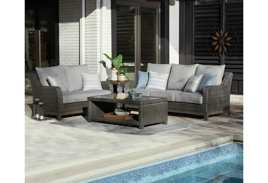 Elite Park Outdoor Group by Signature Design by Ashley at VanDrie Home Furnishings