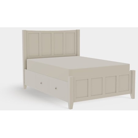 Atwood Full Panel Bed with Left Drawerside Storage