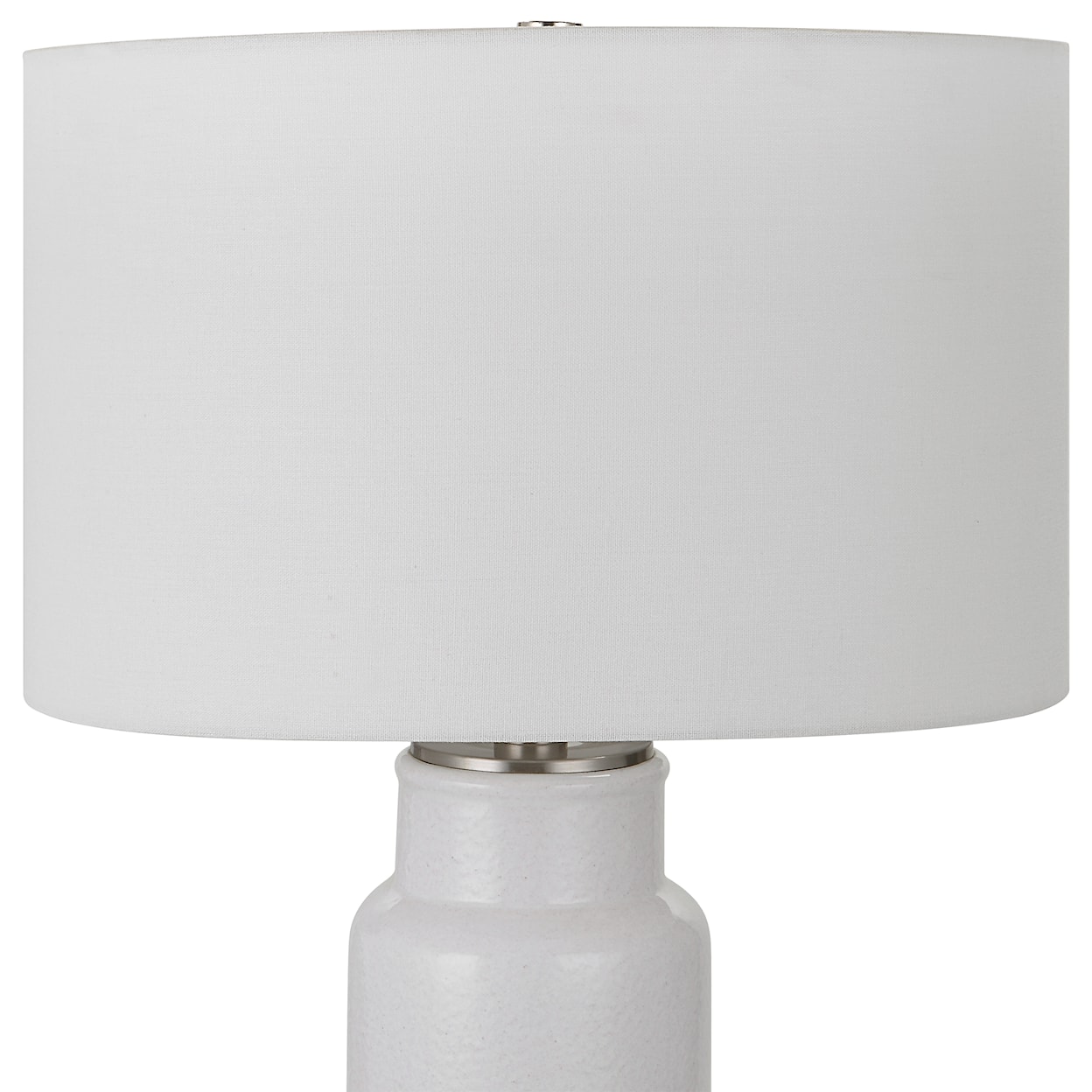 Uttermost Albany Albany White Farmhouse Table Lamp