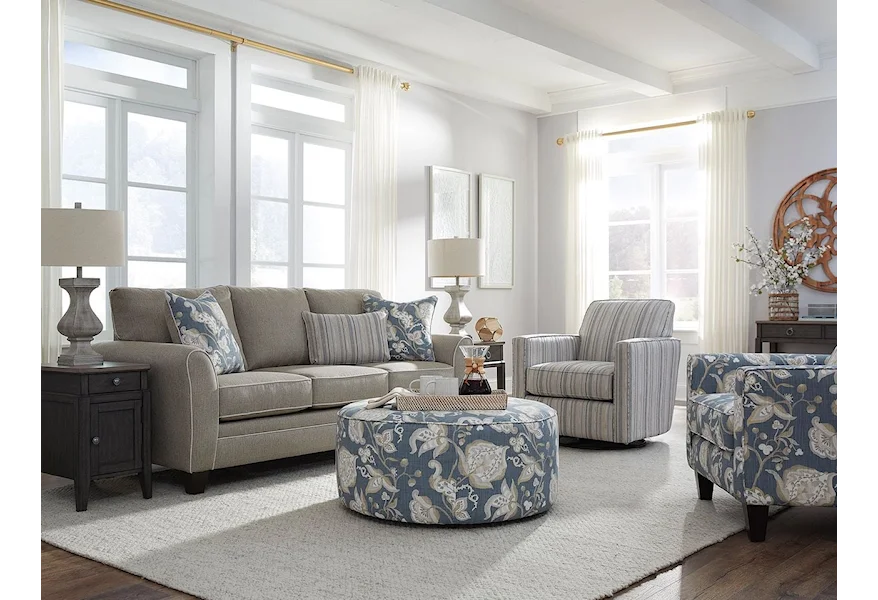 41 DANO TWEED Living Room Set by VFM Signature at Virginia Furniture Market
