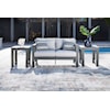 Signature Design by Ashley Amora Outdoor Loveseat with Cushion