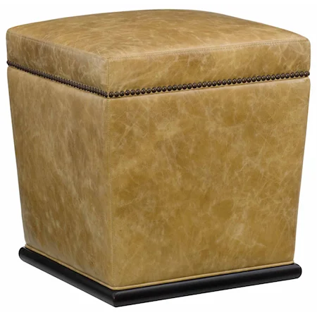 Remy Leather Ottoman