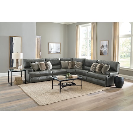 5-Piece Reclining Sectional Sofa