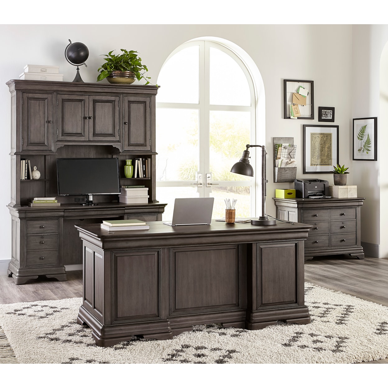 Aspenhome Sinclair Desk and Hutch