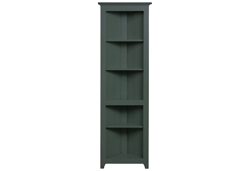 Pine Cabinets Corner Shelf by Archbold Furniture at Esprit Decor Home Furnishings