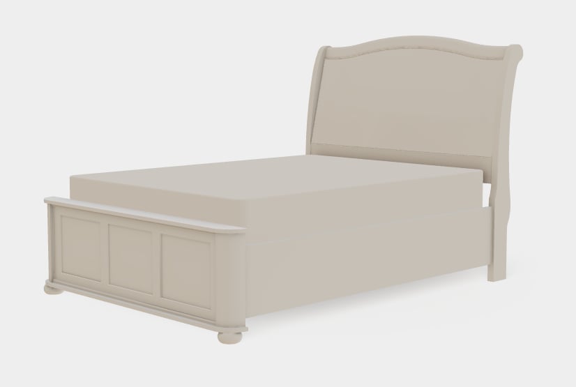 Mavin Kingsport Queen Upholstered Bed Left Drawerside