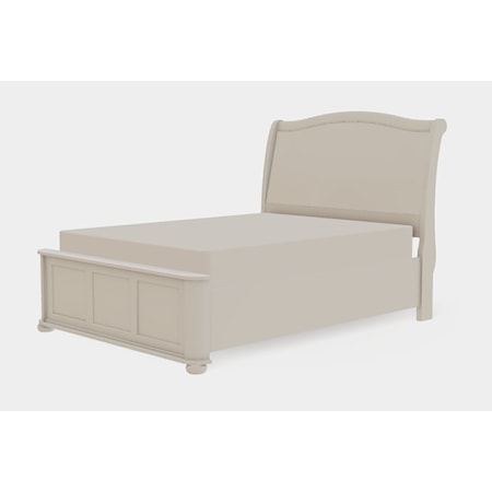 Queen Upholstered Bed Left Drawerside