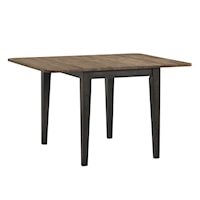 Transitional Dining Table with Drop Leaves