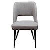 Diamond Sofa Furniture Reveal Set of 2 Dining Chairs in Grey Fabric