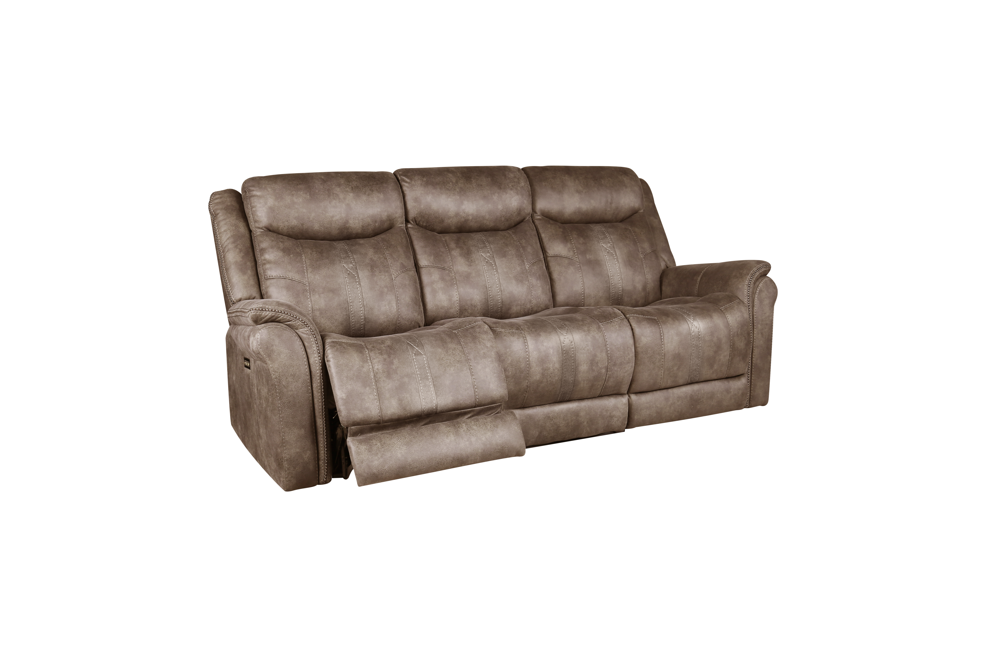 Steve Silver Morris MOR950SC Power Reclining Sofa with USB Port Walker's Furniture Reclining