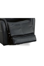 Flexsteel 1524 View Contemporary Swivel Recliner with Power Headrest & Lumbar