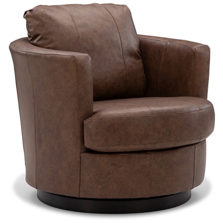Swivel Barrel Chair