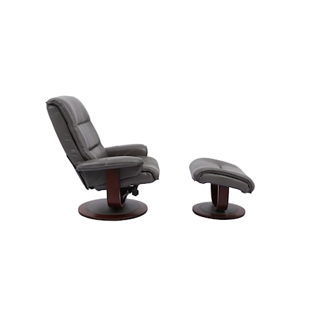 Swivel Chair and Ottoman