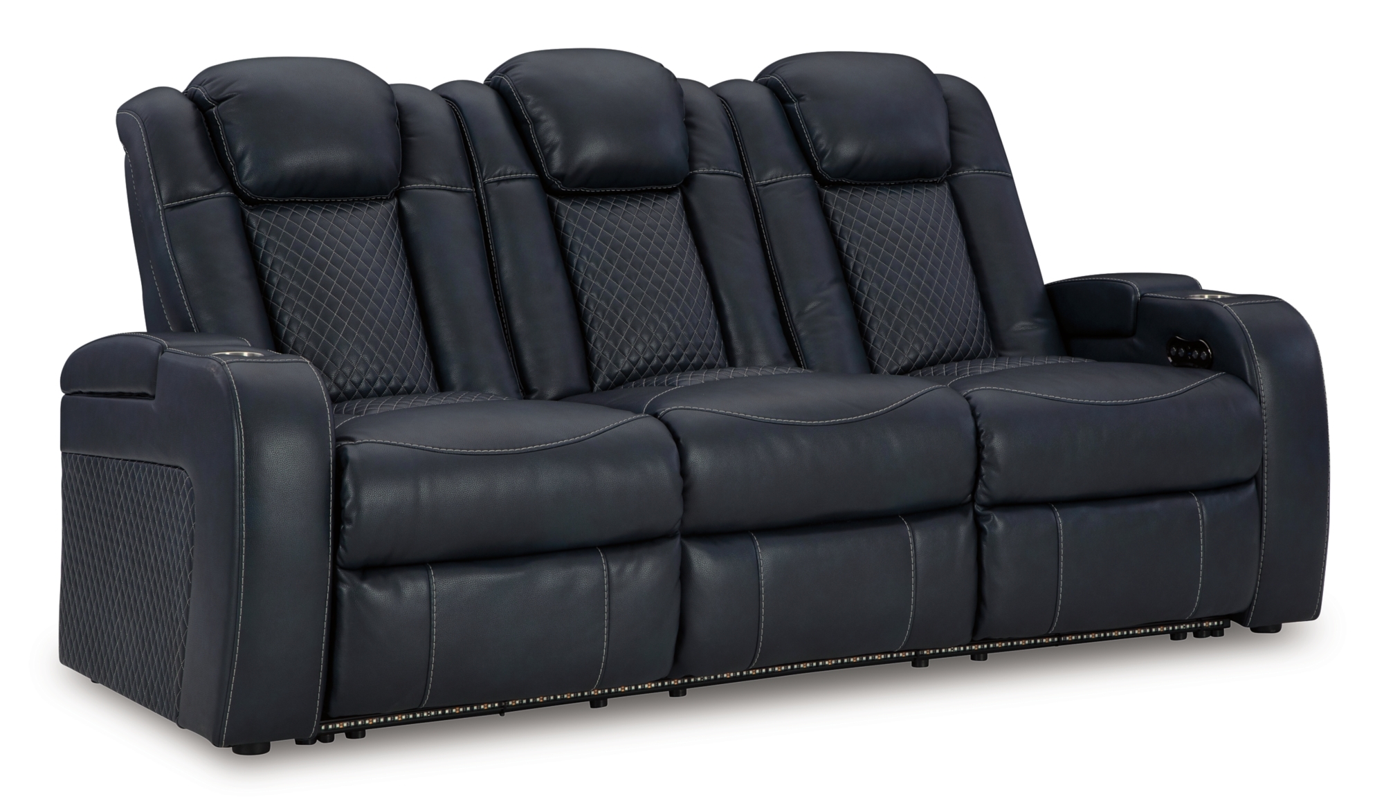 Pwr Rec Sofa With Adj Headrest