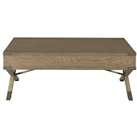 Rustic 2-Drawer Coffee Table