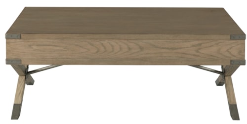 Rustic 2-Drawer Coffee Table