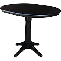 Casual Round Extension Dining Table