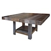 International Furniture Direct Loft Brown Square Dining Table