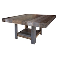 Rustic 54" Square Dining Table