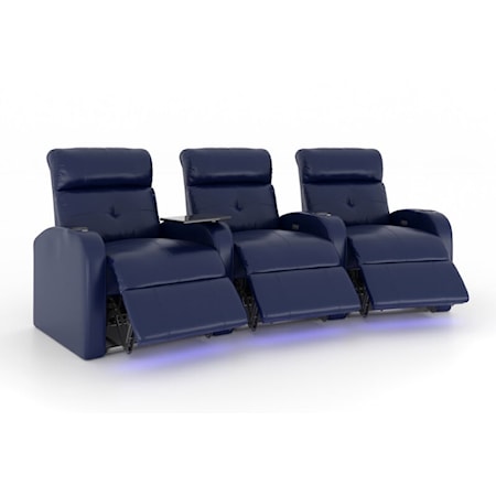 Audio 3-Seat Theater Sectional