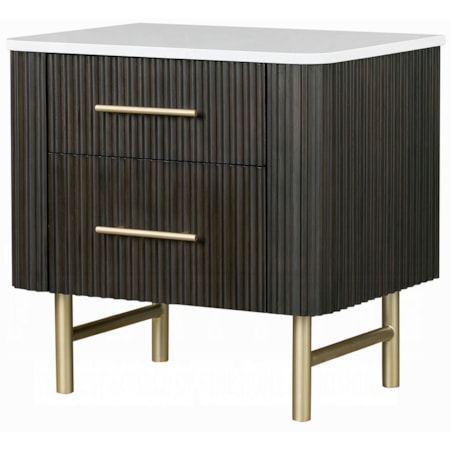 Nightstand W/Stone Top