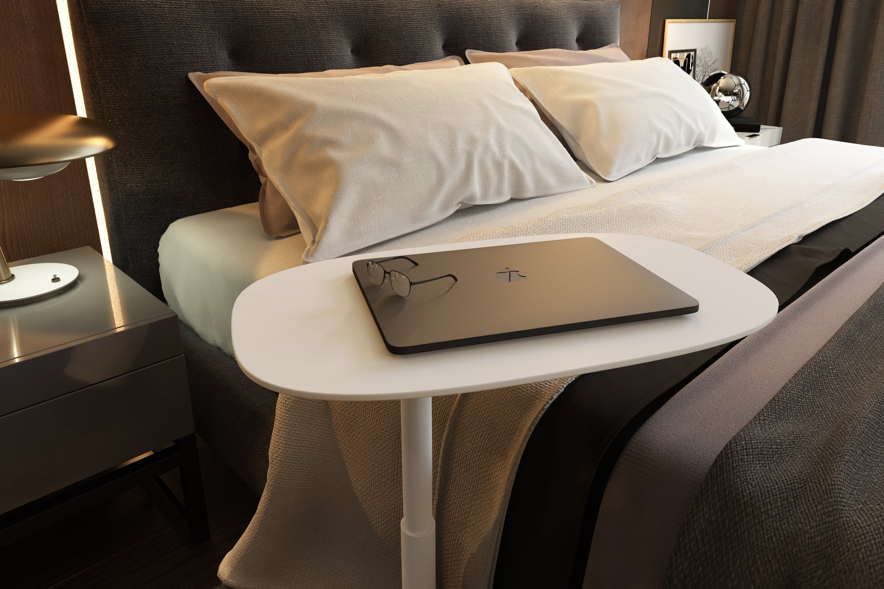 BDI Serif Lift Top Laptop Table