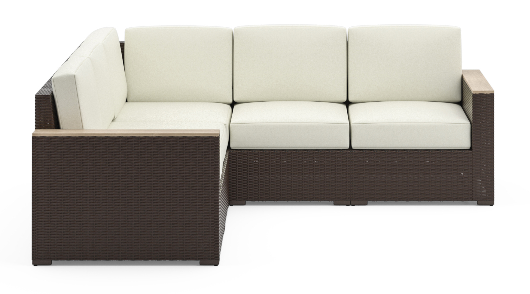 homestyles Palm Springs 680041 Contemporary Outdoor 5Seat Sectional