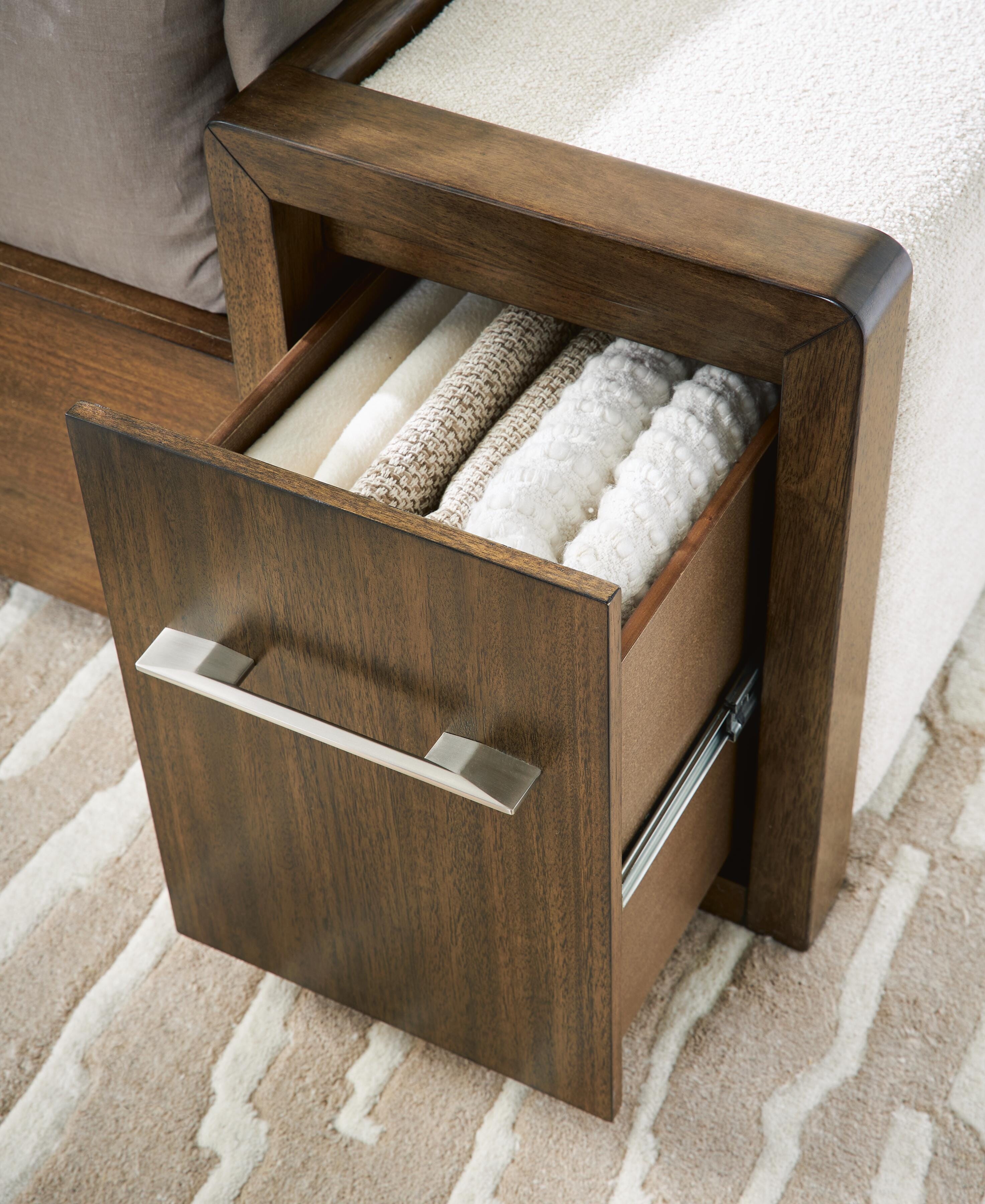 Ashley Marxmore Queen Upholstered Storage Bed