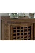 Steve Silver Rio Relaxed Vintage 4-Door Cabinet with Adjustable Shelves