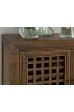 Steve Silver Rio Relaxed Vintage 4-Door Cabinet with Adjustable Shelves