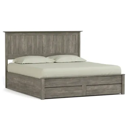 Gable Road King Storage Bed