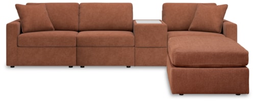 4-Piece Sectional And Ottoman