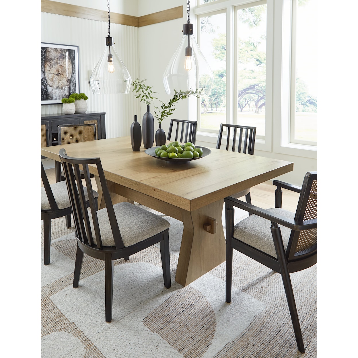Signature Design by Ashley Galliden Rectangular Dining Room Table