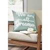 Signature Design by Ashley Dreamers Dreamers Light Green/White Pillow