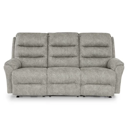 Power Wall Saver Reclining Sofa w/ Power Headrest