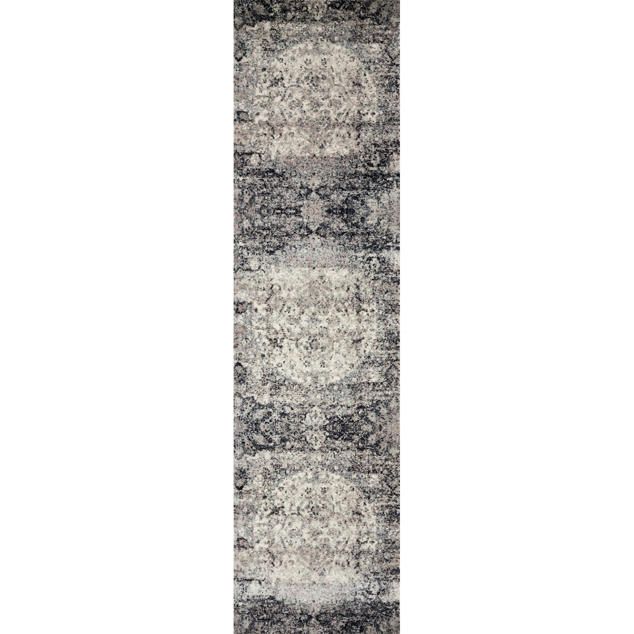 Reeds Rugs Anastasia 1'6" x 1'6"  Ink / Ivory Rug