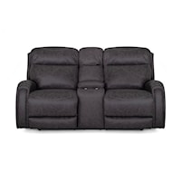 Casual  Power Reclining Loveseat with Integrated USB Port
