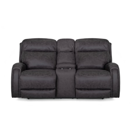 Reclining Console Loveseat