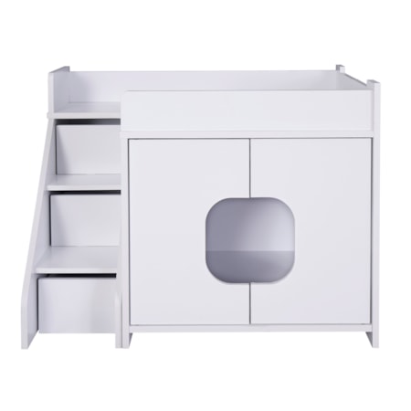 Cat Pet House - White