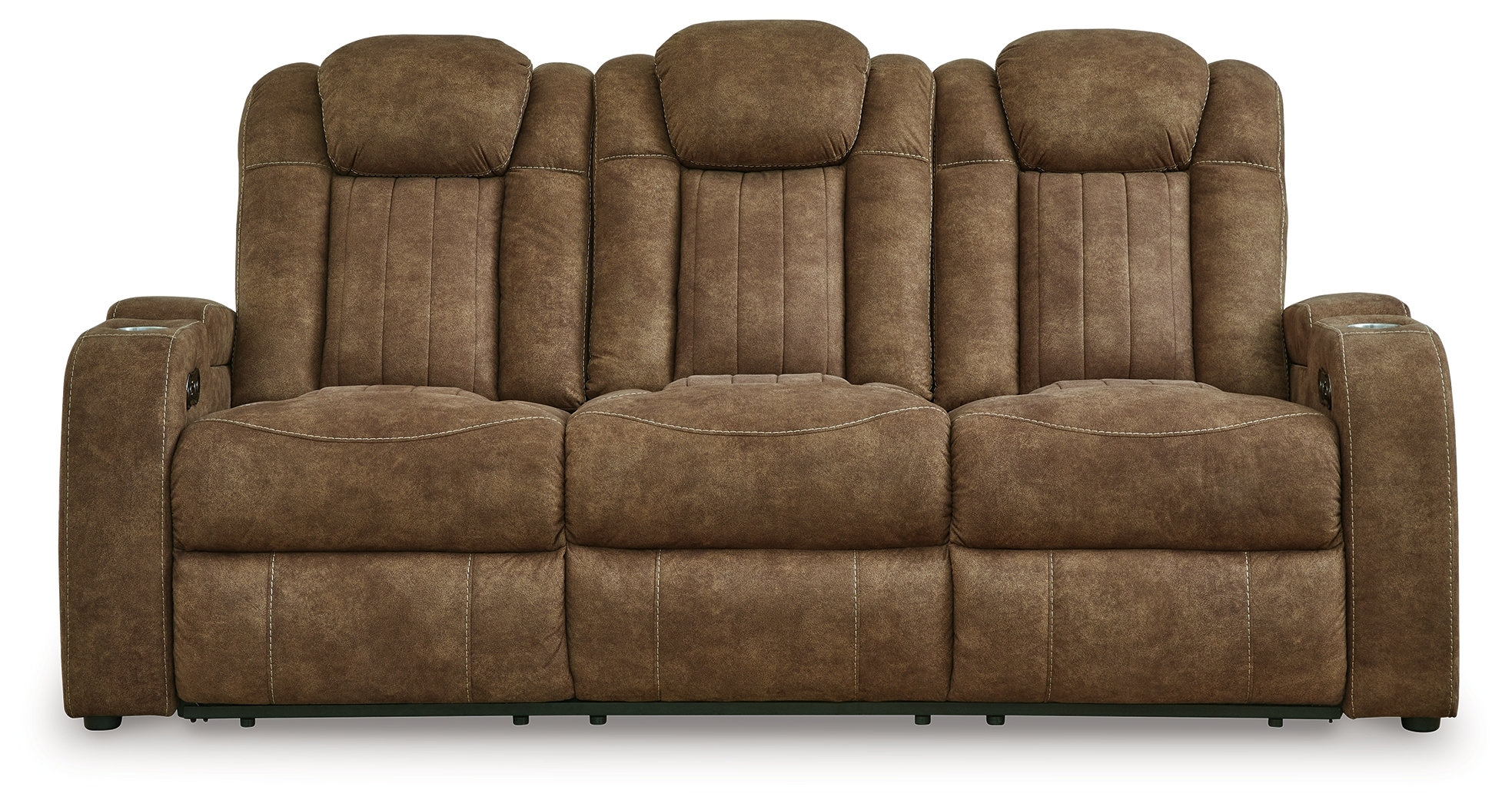 Pwr Rec Sofa With Adj Headrest