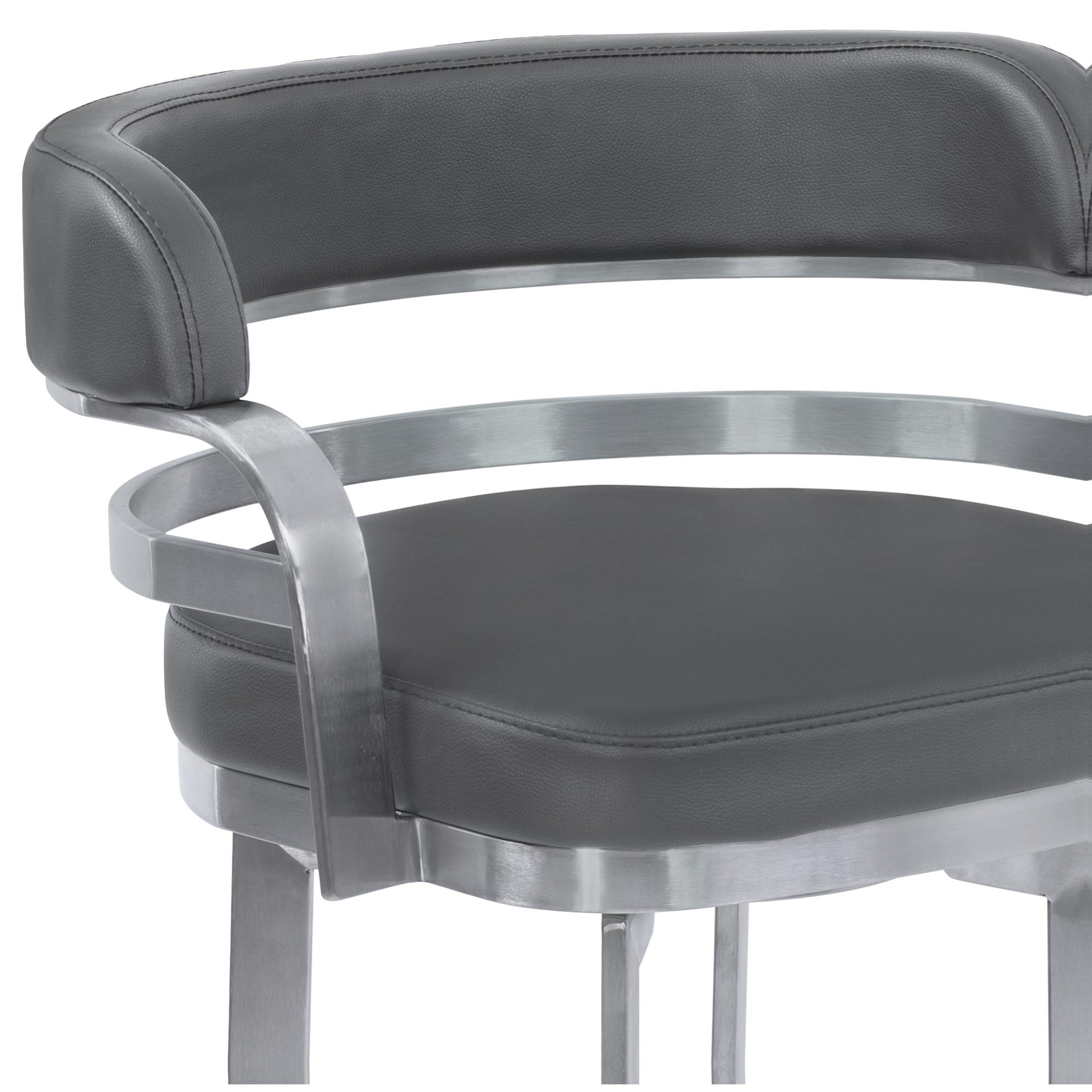 26" Counter Height Metal Barstool